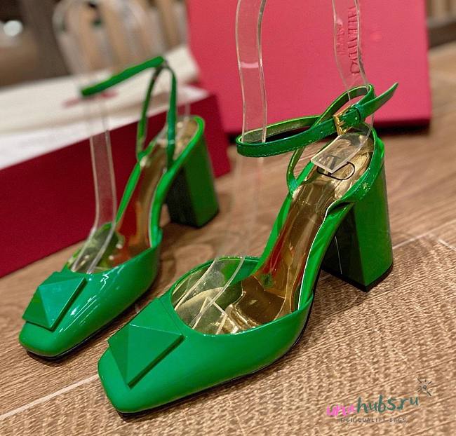 Valentino all green heels - 1