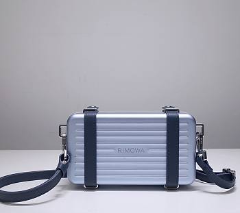 Dior x Rimowa blue bag