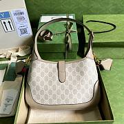  Gucci Jackie 1961 small GG beige / white shoulder bag - 6