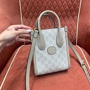 Gucci Jsmall GG beige / white tote bag - 1