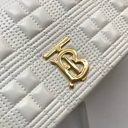 Burberry quilted Lola crossbody bag white - 2