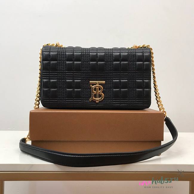 Burberry quilted Lola black crossbody bag  - 1