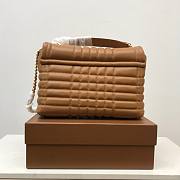 Burberry quilted brown leather shoulder bag - 6