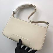 Leather TB White Shoulder Bag - 5