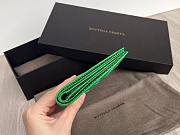 Bottega Veneta woven green leather wallet - 6