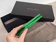 Bottega Veneta woven green leather wallet - 5