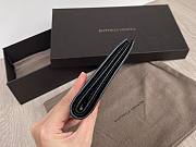 Bottega Veneta woven black leather wallet - 6