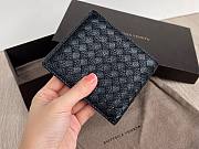 Bottega Veneta woven black leather wallet - 2