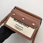 Burberry HorseFerry brown shoulder bag - 4