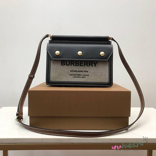 Burberry HorseFerry black shoulder bag - 1