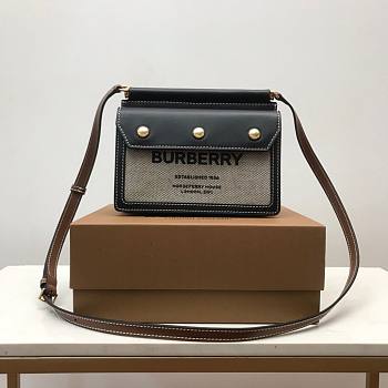 Burberry HorseFerry black shoulder bag