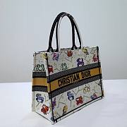 Dior Pixel Zodiac Embroidery Book Tote 36cm - 2