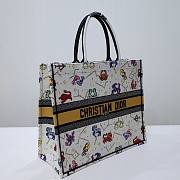 Dior Pixel Zodiac Embroidery Book Tote 41cm - 5