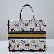 Dior Pixel Zodiac Embroidery Book Tote 41cm - 3