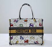 Dior Pixel Zodiac Embroidery Book Tote 36cm - 1