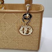 Dior Lady Raffia Bag - 2