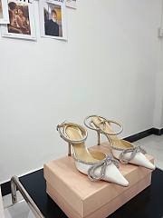 Mach & Mach white heels 10cm - 2