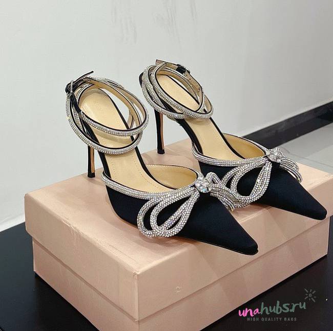 Mach & Mach black heels 10cm - 1