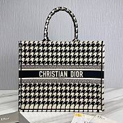 Dior book black tone embroidery tote 41cm - 1