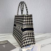 Dior book black tone embroidery tote 41cm - 5