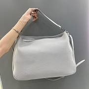 Dior white leather men shoulder bag - 3