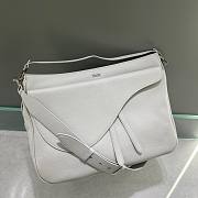 Dior white leather men shoulder bag - 4