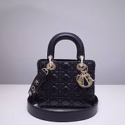 DIOR My ABCDIOR Lady Black Lambskin Gold Hardware Bag  - 1