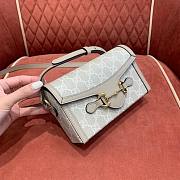 Gucci GG 1955 horsebit beige white mini bag - 5