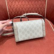 Gucci GG 1955 horsebit beige white mini bag - 4