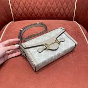 Gucci GG 1955 horsebit beige white mini bag - 3