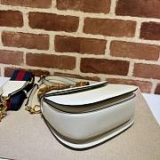 Gucci Bamboo 1947 small top handle white bag  - 6