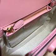 Gucci Bamboo 1947 small top handle pink bag - 6