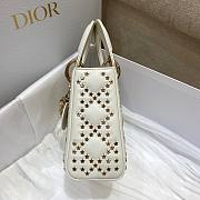 Dior Lady Lucky White Mini Bag - 2