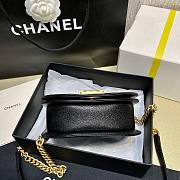  Chanel Small Boy Messenger Black Bag - 3