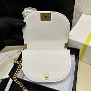 Chanel Small Boy Messenger White Bag - 2