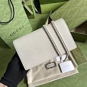 Gucci GG white chain wallet 497985 - 2