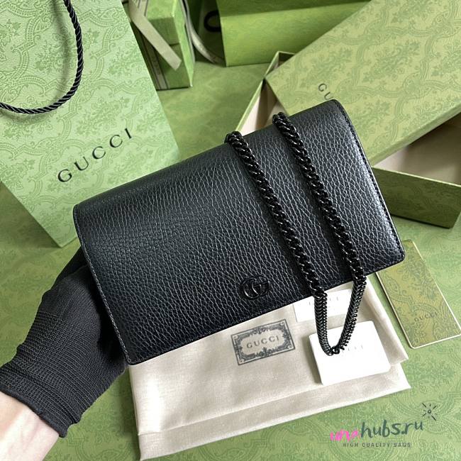 Gucci GG black chain wallet 497985 - 1