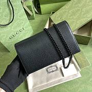 Gucci GG black chain wallet 497985 - 3