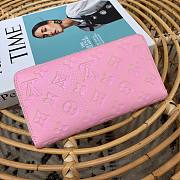 Louis Vuitton pink long wallet M81466 - 2