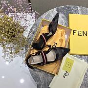 Fendi Slingback Colibri Brown Heels  - 2