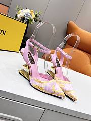 FENDI FIRST Fendace pink heels 9.5cm - 1