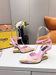 FENDI FIRST Fendace pink heels 9.5cm - 2