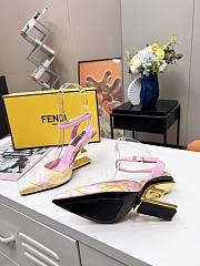 FENDI FIRST Fendace pink heels 9.5cm - 6