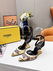 FENDI FIRST Fendace black heels 9.5cm - 6