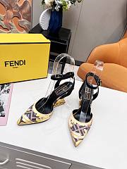 FENDI FIRST Fendace black heels 9.5cm - 5