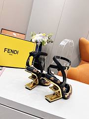 FENDI FIRST Fendace black heels 9.5cm - 4