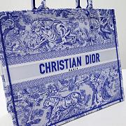 Dior book tote blue transparent large bag - 6