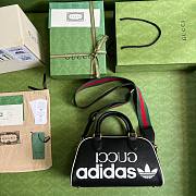 Gucci adidas x Gucci mini duffle black bag - 5