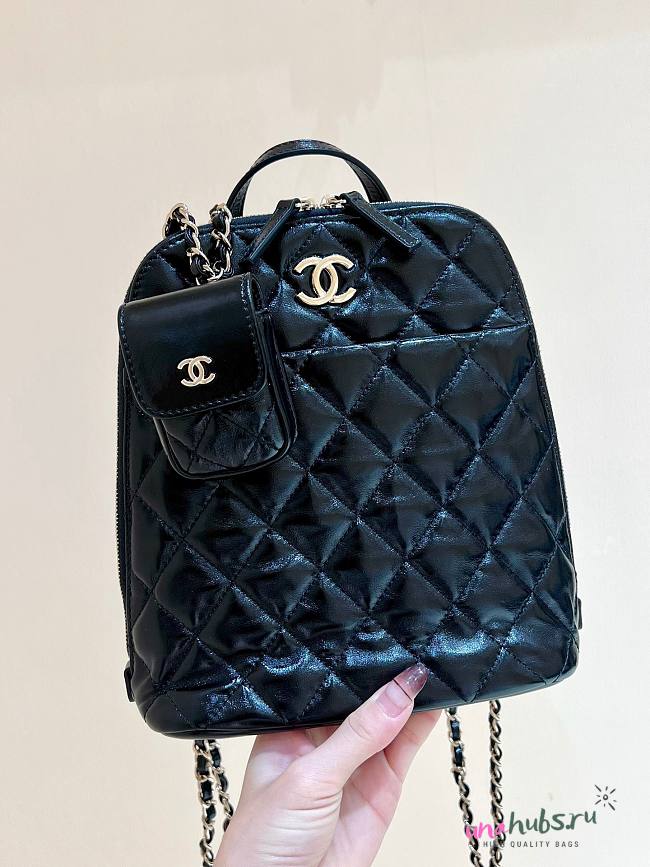 Chanel black backpack - 1