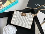 Chanel mini boy 22A gold bag - 1